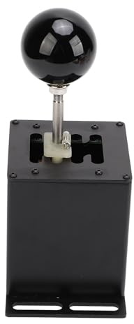 Keenso H-Schalthebel, USB-Rennschalthebel aus Aluminiumlegierung, 7 Plus R-Handsimulator mit Plug-and-Play-PC-Anschluss, für G29 G27 G25 G920 T300RS-Rennspielspieler