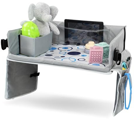 Acorn Baby Foldable Backseat Car Tray Table - Road Trip Must Haves Car Seat Activity Trays - Car Seat Travel Tray