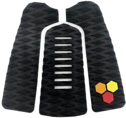 F Fityle Schwarzes -Traction-Pad mit Kicker Professional Premium Eva Surfboard Grip Pads für Surfbretter, Skimboards und Funboards