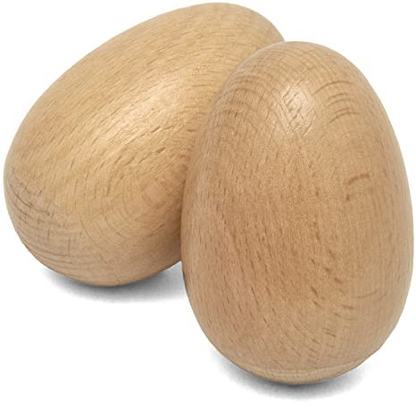 World Rhythm Natural Egg Shaker - Paar