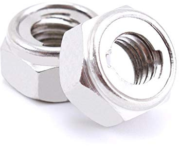 304 Edelstahl Metall Kontermutter, Metall selbstsichernde Mutter, Kontermutter-M16