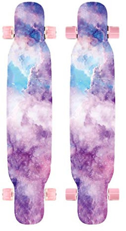 TXTC 47 Zoll 10 Ply Maple Komplette Longboards Skateboard Tanzen, Cruising, Geschwungene, Freeride Slide, Freestyle Und Downhill Freestyle Cruiser for Jugendliche Oder Erwachsene Anfänger