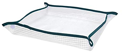 BuyWeek Pflanzen Umtopfmatte, Indoor Pflanzmatte Transparente Umpflanzungsnetzmatte wasserdichte Gartenmatte für Gartenarbeit