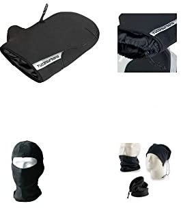 Compatible avec Piaggio Liberty 125 i-Get ABS 2015-2021 Couvre-POIGNÉE IMPERMÉABLE Tucano Urbano R362-X Couvre-Main en NÉOPRÈNE pour Guidon sans POIGNÉES D'ÉQUILIBRAGE Doublure Thermique