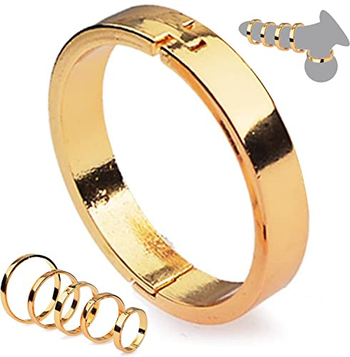 5Er Edelstahl Penisring Set Großer Hodenringe Cockringe Penis Hodensack Bondage Ring, 6Mm Dick Metall Eichelring Penis Eichel Intimschmuck Hoden Dehnung Erotik Sex Spielzeug Für Männer,5pcs,40mm