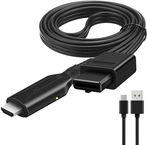 N64 HDMI Adapter, N64 zu HDMI Konverterkabel für Nintendo N64 auf HDMI Konverter Adapter kompatibel mit Nintendo N64/Super SNES/NGC (720P/1080P)
