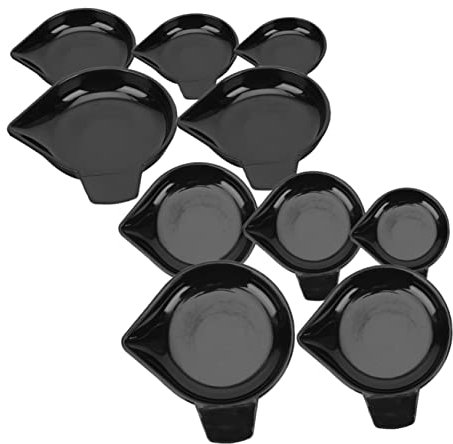 Happyyami 10pezzi Vassoi Di Plastica Per Bilancia Digitale Resistenti e Leggeri Per Pesare Polveri Gemme e Alimenti in Cucina e Laboratorio