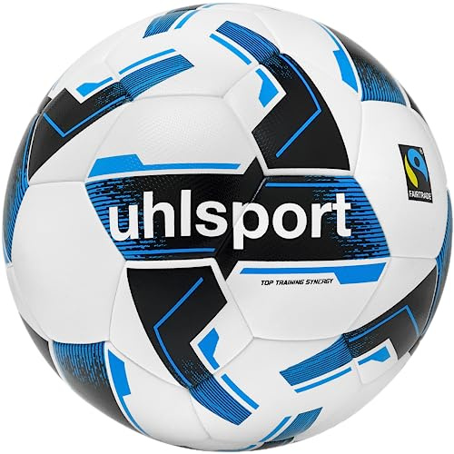 uhlsport Fußball Spiel- und Trainingsball - Synergy Fairtrade Zertifiziert - nachhaltiges Material und optimale Spieleigenschaften - Fußball für Kinder und Erwachsene