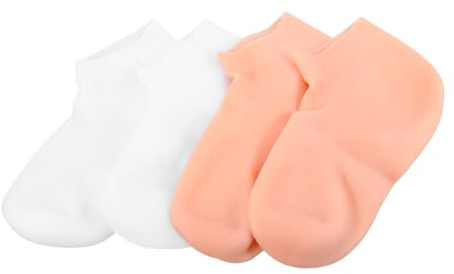 2 Paia Calzini Esfolianti Idratanti Calze Idratanti Per Piedi Screpolati Calzini Asciutti e Screpolati Calzini Esfolianti Per Pediluvio Copertura Infermieristica Sebs Piede Mancare