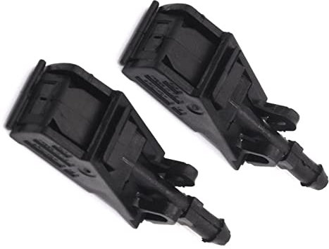 Scheibenwaschdüsen 2x Auto Frontscheibenwascher Wischer Spray Düse Jet 6E0955985B Kompatibel mit VW Für Caravelle T5 2008 2009 2010 2011 20102 2013 2014 2015