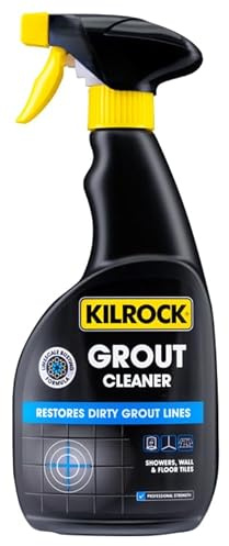 2x 500ml Grout Cleaner Spray - Cleans Stubborn Dirt, Marks & Stains from Tile Grout Lines, Between Tiled Walls & Floors