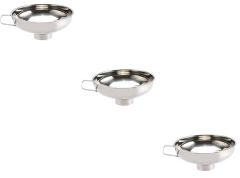Cabilock 3 Piezas Embudo De Comida Embudo De Boca Ancha Equipo Para Hacer Mermelada Relleno De Mermelada Embudo Ancho Gran Embudo