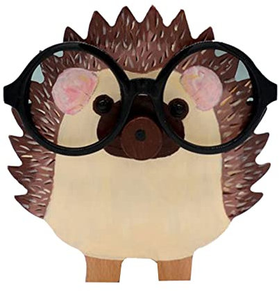 YENVWG Brillenhalter, Tiermotiv, für Kinder, Weihnachten, Geburtstag, Holz, Haushaltsschmuck