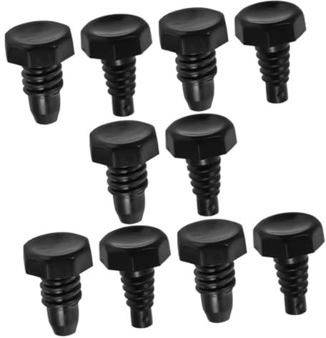 JUMPLAWN 10stücke Teiliges Aus Schwarzen Kunststoff-Tail-schützern Für Billard Und Snooker-stöcke Langlebig Und Schützend Für Einsatz Zu Hause Unverzichtbares Zubehör Für Jeden