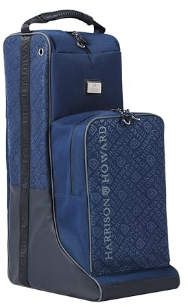 Harrison Howard Equestrian Tall Boot & Helmet Bag, Riding Gear Organizer