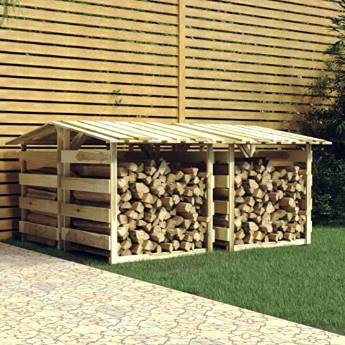 Tidyard Pergolas avec toits 4 pcs 100x90x100 cm Bois de pin imprégné Décoration de Extérieure Terrasse, Pelouses Arche de Jardin pour Plantes Grimpantes, Roses, Légumes