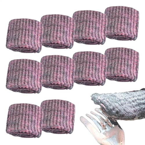 10 Pièces Tampon avec Savon,Tampons De Savon en Laine d'acier,Éponges De Nettoyage Ménager pour Vaisselle, Casseroles, Poêles Et Fours Fours et Graisses tenaces