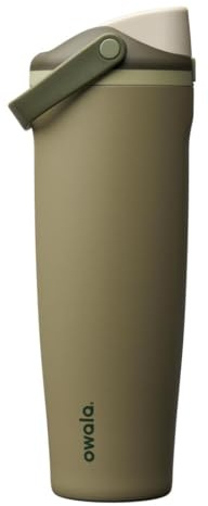 Owala FreeSip Sway Insulated Stainless Steel Water Bottle with Two-Way Spout, Built-In Straw and Bucket Handle, Made for Travel, School, and Sports, 40oz, BPA Free, Leak Proof, Off Road