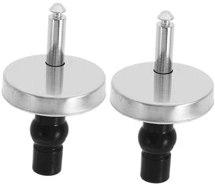 FUTUREORYY 2 piezas Tornillos de Fijación para Tapas de Inodoro Tornillos de Inoxidable Resistentes y Duraderos Kit para Reparación Rápida y Montaje Sencillo
