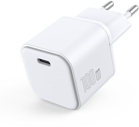 Mukiya 100W GaN USB C Ladegerät | Superkleines USB-C Netzteil, Mini Schnellladegerät mit PD3.0 & PPS, Für MacBook Pro/Air, Laptops Notebooks
