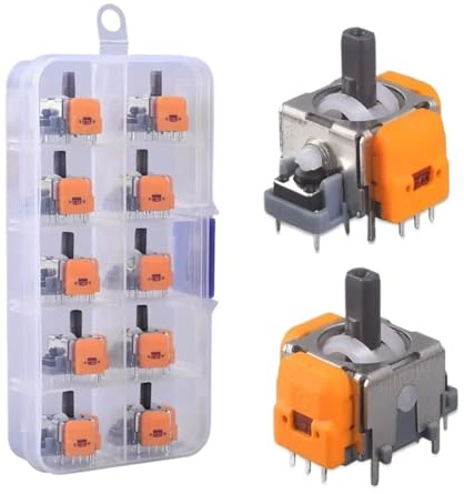 HBPYOLW Compatible con PS5/PS4/Xbox/Switch Pro - Joystick con sensor analógico de efecto Hall 3D de 10 piezas(For PS5 10PCS)