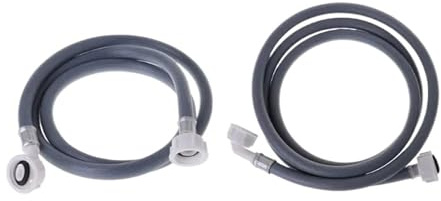 Washing Machine Dishwasher Inlet Pipe Water Feed Fill Hose With 90 Degree Bend(200cm)