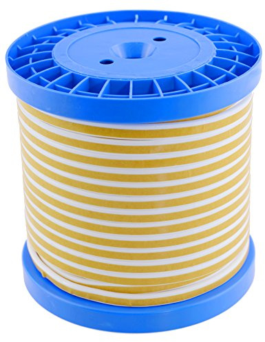 FlaDiBa - die schnelle Dichtung - PTFE-Flachdichtungsband - weich/formbar - weiß - 25mtr auf Spule - 14 x 5 mm - einseitig selbstklebend