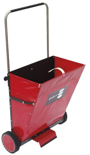 Eccotarp Streuwagen faltbar, 65 l SDC03 (Faltbarer faltbarer Streugutwagen) Streubreite: 44 cm/Tragfähigkeit: 40 kg/Packmaß L x B x H: 620 x 190 x 750 mm/Abmessung L x B x H: 620 x 370 x 1.300 mm