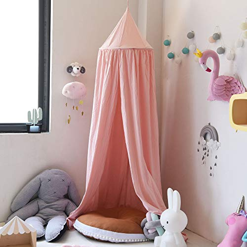 Baldachin Betthimmel Rund Bettvorhang Prinzessin Baumwolle Hängende Moskitonetz Spielzelte Für Schlafzimmer Ankleidezimmer Innen Im Freienspiel Lese
