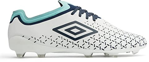 UMBRO Velocita V Pro FG Fußballschuh Herren weiß/blau, 7.5 UK - 42 EU - 8 US