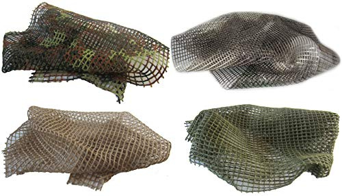 1/16 RC tank accessories model camouflage net body upgrade part for military vehicle kits or any scale diorama in 4 colours 5 sizes (Olive, 20 x 15 cm)