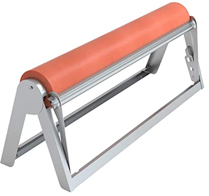 HFS(R) Paper Roll Holder Dispenser with Cutter Wall Mounted or Table Top for Cafe, Artist Studio, Office, Kitchen, Living 24