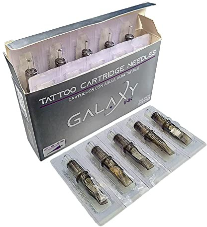 GALAXY INK - Patrone 1 ROUND LINER (0.30mm) Für Tätowierungen - Box 20 Einheiten