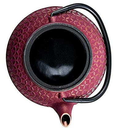 Teiera in ghisa rosa Tsubaki - 0,6L