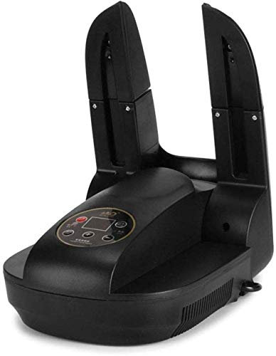 CJBHSD Portable Shoe Dryer Boot Warmer Dryer, Warmer with Folding And Drying Rack And Portable Electric Shoe Glove Boot Dryer,Black,Black