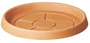 Decorspace Untersetzer ''Runder Classic'' aus Kunststoff für Innen- und Außenbereiche (60 cm, antik)