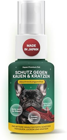 Spray Anti-Mordillage pour Chiens et Chats | Spray Correcteur pour Chien | Spray Répulsif pour Animaux | Spray Dissuasion Naturel pour Chien | Spray Anti-Mâchouillage pour Chiots | 240 ml Arôme Citron