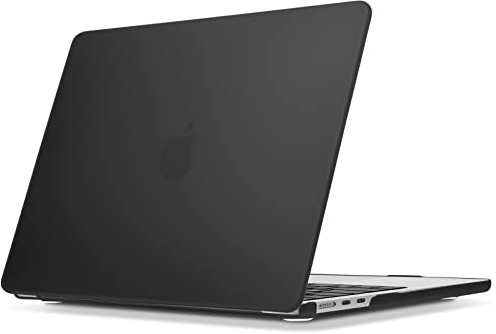 ZYB Case Compatible with MacBook Air 13.6 inch M5 M4 M3 M2 2026 2025 2024 2022 (A3449 A3240 A3113 A2681) with Touch ID, Ultra Thin Protective Hard Shell Cover Snap Case, Soft-Touch Matte Black