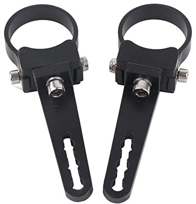 Jadeshay Soporte de Montaje 1 -3 Tubo de Aluminio Bull Roll Bar Soporte de Montaje Abrazaderas Soporte LED Coche Camión Luz de Trabajo Todoterreno(1.75'')