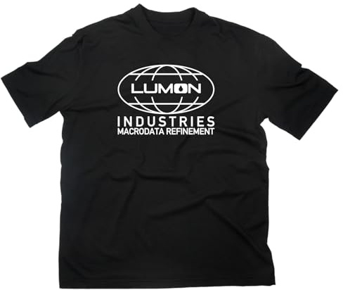 Lumon Industries Macrodata Refinement T-shirt fanshirt , TV-serie, Severance, Viper, Viper, svart, XXL