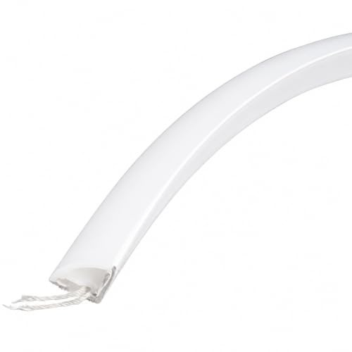 Jandei - Profilo flessibile in silicone per angolo, 16 mm x 16 mm, 5 metri. Emissione laterale di luce, IP67 per esterni. Per strisce LED fino a 8 mm (profilo 5 metri)