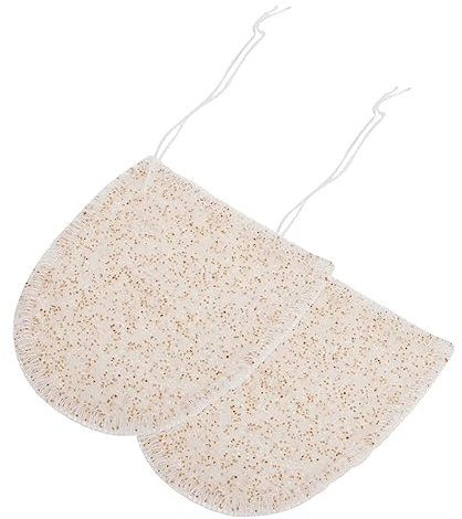 DEARMAMY 2pièces Éponge Visage Exfoliante Pour Nettoyage Profondeur Gommage Visage Éponge Nettoyante