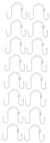 FRCOLOR 1 Juego Adorno para La Nariz De Plata con Forma De Corazón para Mujer Aro Nasal Sencillo De Plata De Ley para Aros Nasales Aro Nasal con Cadena Anillos Nasales De 4 Piezas