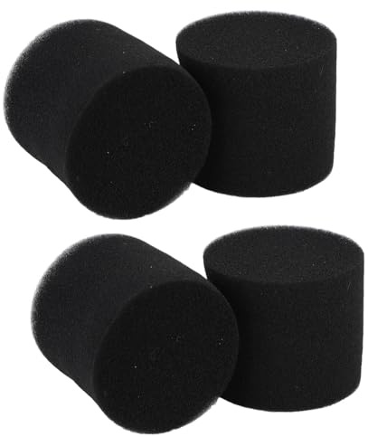 Tomotato 4 Pezzi Tappi in Spugna per Porta Altoparlante, Diametro 60mm, Altezza 50mm, Porta Bass Reflex, Sostituzione della Spugna per Altoparlanti