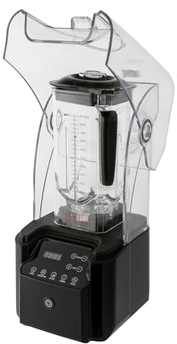 Smoothie Maschine Standmixer 2200W 9 Gänge Multifunktionsmixer 2200ml Gewerbliche Schallschutz Mixer für Smoothies und Lebensmittelverarbeitung Mehrzweckmixer Ice Crusher mit Touchscreen-Fähige