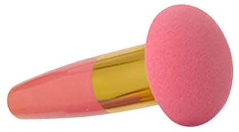 Homoyoyo Foundation Schwamm mit Griff Flexibler Make Up Puderquaste für Flüssige und Cremige Foundation Tragbar Leicht zu Halten Vielseitiges Kosmetik Tool für Präzises Auftragen bei Damen