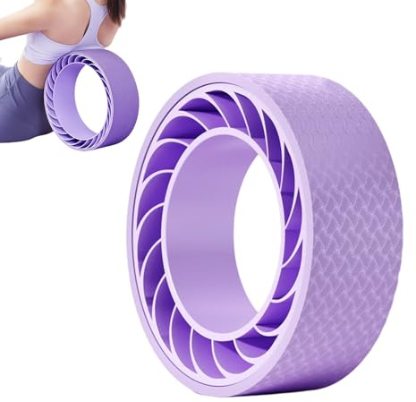 Chirp Yoga-Rad Dicker Komfort Für Muskelentspannung Und Stretching | Zur Muskelregeneration Und Als Rückenstretcher Für Den Einsatz Zu Hause, Im Fitnessstudio, Im Büro, Für Tägliches