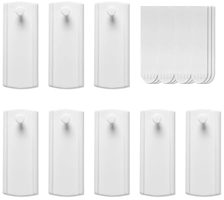 Zegnuem Colgar Cuadros sin Agujeros, Gancho Adhesivo Pared Colgadores Adhesivos Resistentes Gancho Adhesivo Autoadhesivo para Fotos, Pósteres, Fotos, Pinturas Decorativas, Marcos, 8 Piezas