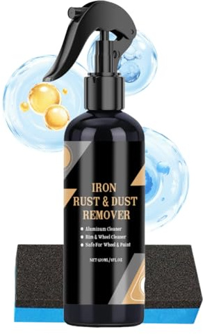 Limpiador de llantas | 120 ml de limpieza profunda de larga duración | Spray de brillo para el cuidado de las ruedas del vehículo | para detalles de mantenimiento, restauración de cuidado diario