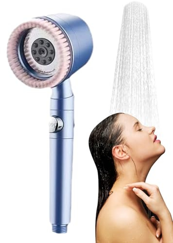 Soffione doccia ad alto flusso – Soffione doccia portatile, risparmio idrico, da bagno per bagno, hotel, doccia, camper, camper e hotel